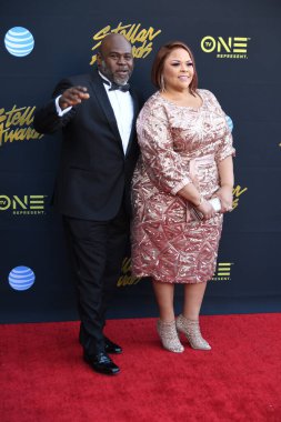 24 Mart 2018 Cumartesi günü Las Vegas 'taki Orleans Resort' ta düzenlenen 33. Yıldız Ödülleri Kırmızı Halı sırasında ünlüler.