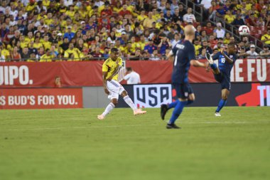 ABD Kolombiya 'ya karşı Raymond James Stadyumu, Tampa Florida' da 11 Ekim 2018 'de. Fotoğraf: Marty Jean-Louis