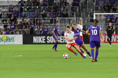 Orland Pride, 25 Ağustos 2018 'de Orlando Florida' daki Exploria Stadyumu 'nda Chicago Red Stars' a ev sahipliği yapıyor..  