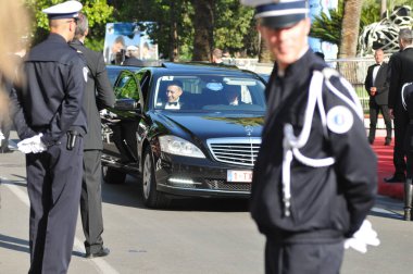 Cannes Şehri, 15 Mayıs 2014 'te Cannes' da düzenlenen 67. Cannes Film Festivali sırasında.