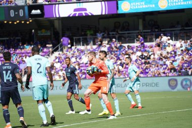 Orlando City SC 20 Nisan 2019 'da Orlando City Stadyumu' nda Vancouver Whitecaps 'a ev sahipliği yapıyor..  