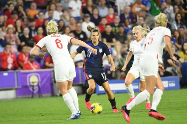 5 Mart 2020 'de Orlando Florida' daki Exploria Stadyumu 'nda düzenlenen 2020 SheBelieves Kupası' nda ABD - İngiltere Karşılaşması 