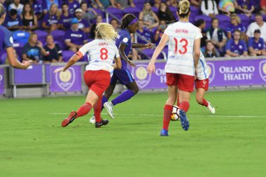 Orland Pride, 25 Ağustos 2018 'de Orlando Florida' daki Exploria Stadyumu 'nda Chicago Red Stars' a ev sahipliği yapıyor..  