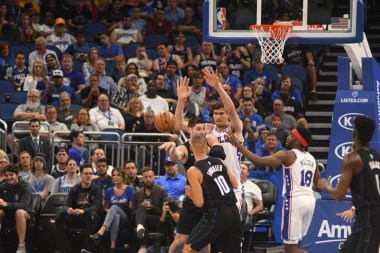 Orlando Magic, Philadelphia 76ers 'ı 25 Mart 2019' da Orlando Florida 'daki Amway Arena' da ağırlıyor.. 