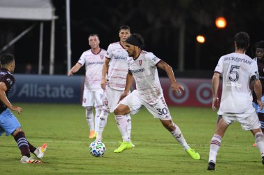 Real Salt Lake, 12 Temmuz 2020 'de Orlando Florida' da düzenlenen MLS Sırt Turnuvası sırasında Colorado Rapids ile karşı karşıya.