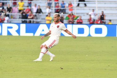 Flamengo Eintracht Frankfurt 'a karşı 12 Ocak 2019 Cumartesi günü Orlando City Stadyumu' nda.  