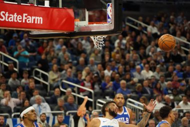 Orlando Magic, Philadelphia 76ers 'ı 13 Kasım 2019 Çarşamba günü Amway Center' da ağırlamaktadır. Fotoğraf: Marty Jean-Louis