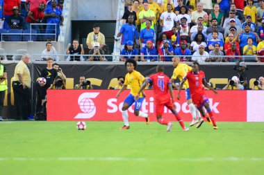 Brezilya, 8 Haziran 2016 tarihinde Orlando Florida 'daki Copa America Centenario' da Haiti ile karşılaştı..