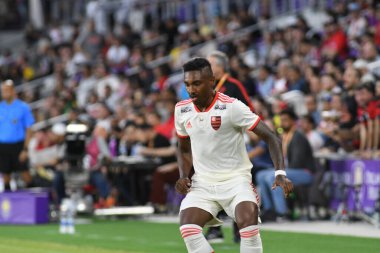 Flamengo Eintracht Frankfurt 'a karşı 12 Ocak 2019 Cumartesi günü Orlando City Stadyumu' nda. 