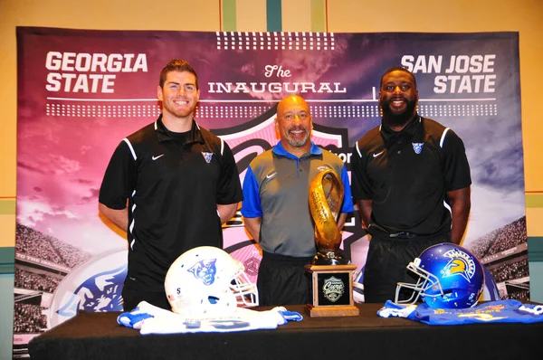 Georgia State Football Team Prepara Para Cure Bowl Mientras Enfrentan — Foto de Stock