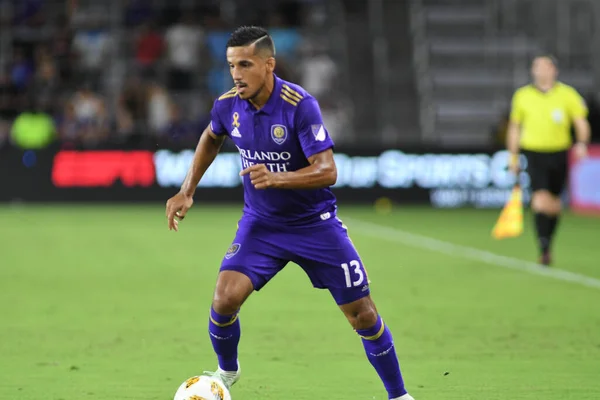 Orlando City Hospeda Houston Dynamo Exploria Stadium Orlando Florida Setembro — Fotografia de Stock