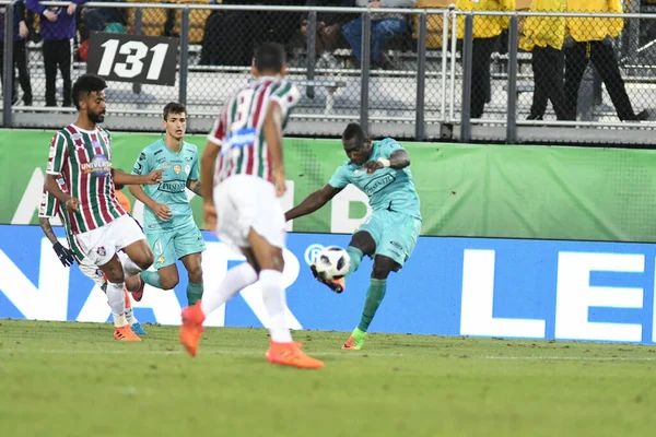 Fluminense Barcelona Florida Cup Spectrum Stadium Den Januari 2018 Orlando — Stockfoto