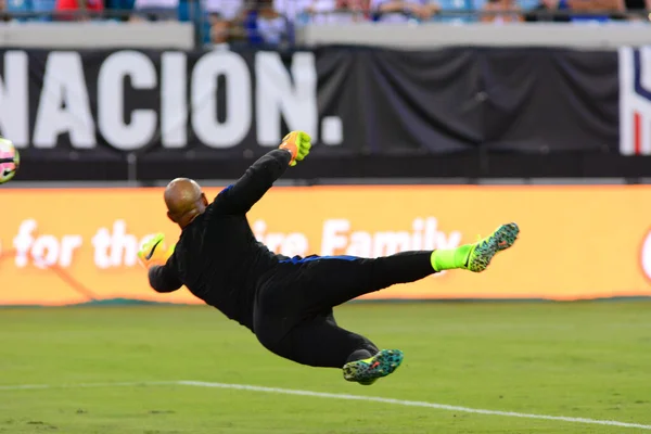 Amerikai Futball Csapat Házigazda Trinidad Tobago Everbank Field Jacksonville Florida — Stock Fotó