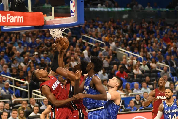 Orlando Magic Empfangen Oktober 2018 Die Miami Heat Amway Center — Stockfoto