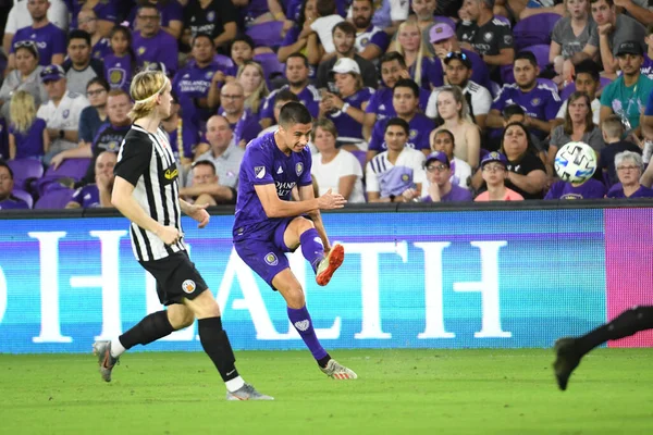 Orlando City Anfitrião Reykjavk Estádio Exploria Uma Partida Amigável Terça — Fotografia de Stock