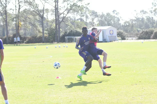 Orlando Şehir Futbol Kulübü Sahada — Stok fotoğraf