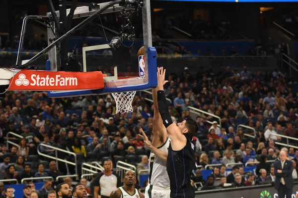 Orlando Magic Ospita Milwaukee Bucks All Amway Arena Orlando Florida — Foto Stock