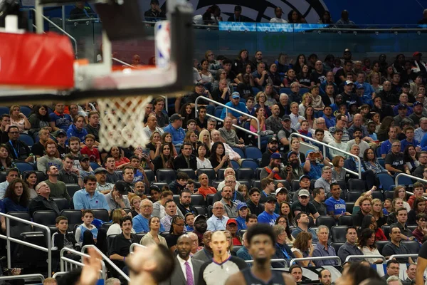 Orlando Magic Organiseert Atlanta Hawks Het Amway Center Orlando Florida — Stockfoto