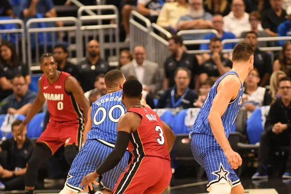 Orlando Magic Recebe Miami Heat Amway Center Orlando Florida Outubro — Fotografia de Stock