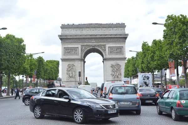 Die Verschönerte Stadt Paris Frankreich Mai 2017 — Stockfoto