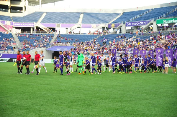 Orlando City Anfitrión West Bromwich Albion Camping World Stadium Orlando — Foto de Stock