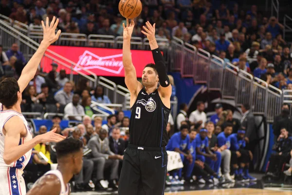 Orlando Magic Accueille Les 76Ers Philadelphie Amway Arena Orlando Floride — Photo