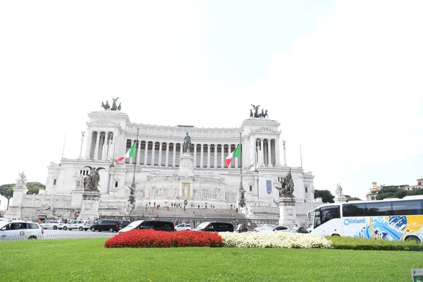 祖国的祭坛 也被称为Nazionale Vittorio Emanuele Ii纪念碑 — 图库照片