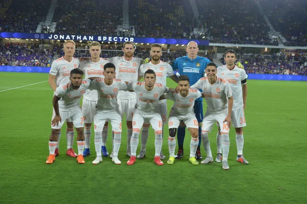 Orlando City Anfitrión Atlanta United Exploria Stadium Agosto 2018 Orlando — Foto de Stock