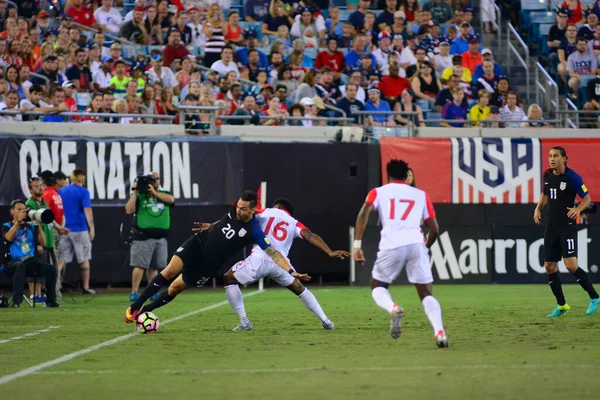 Amerikai Futball Csapat Házigazda Trinidad Tobago Everbank Field Jacksonville Florida — Stock Fotó