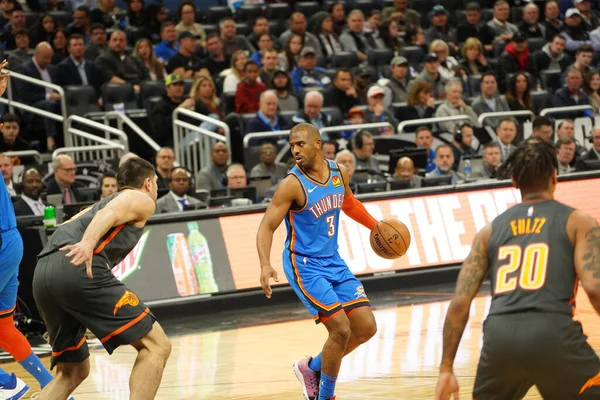 Orlando Magic Värd För Oklahoma Thunder Amway Center Orlando Florida — Stockfoto