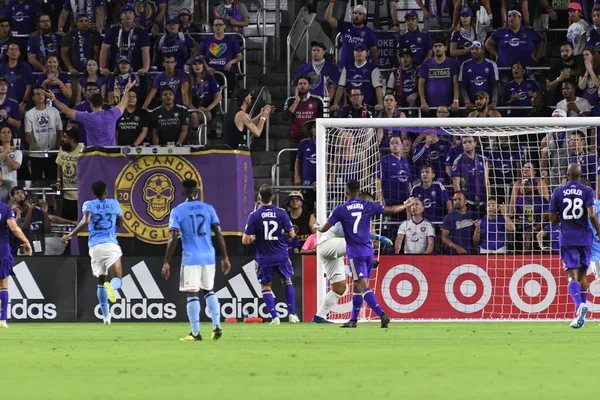 Orlando City Ospita Nyc Allo Stadio Exploria Orlando Florida Luglio — Foto Stock