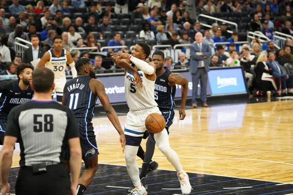 Orlando Magic Φιλοξενήσει Την Μινεσότα Timberwolves Στο Amway Center Την — Φωτογραφία Αρχείου