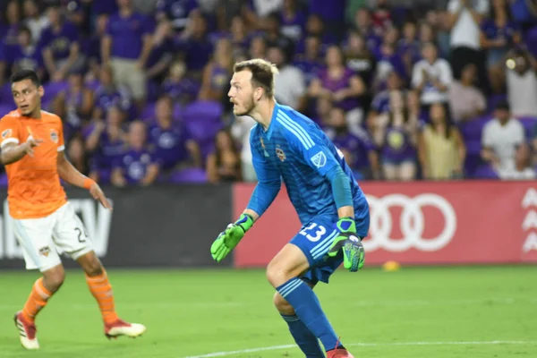 Orlando City Host Houston Dynamo Exploria Stadium Orlando Florida September — Stock Photo, Image