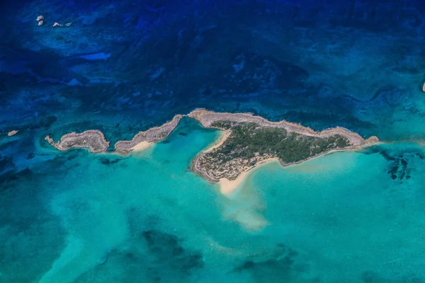 Vista Aérea Las Islas Caribe — Foto de Stock