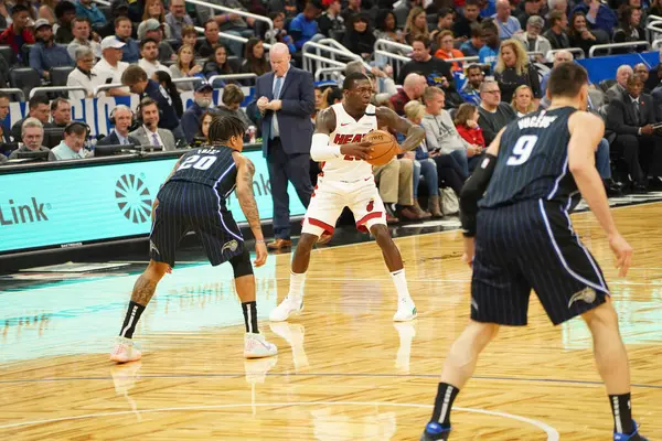 Orlando Magic Host Miami Heat Amway Center Orlando Florida Saturday — Stock Photo, Image