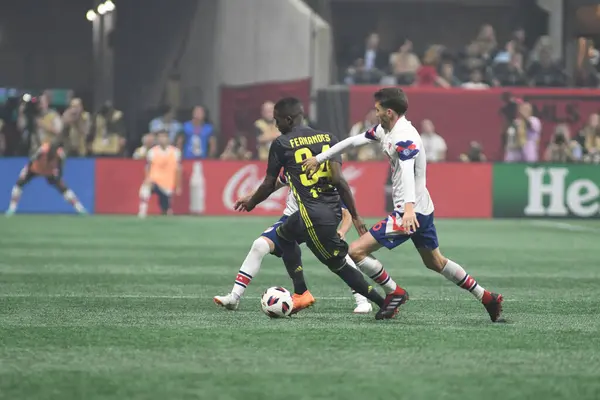 Mls All Star Juventus Mercedez Benz Stadium Atlanta Georgia Den — Stockfoto