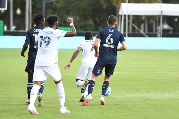 Sporting Kansas City Face Minnesota United Podczas Mls Powraca Turniej — Zdjęcie stockowe