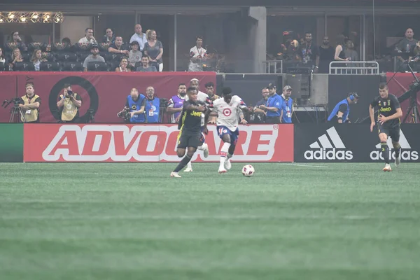 Mls All Star Juventus Στο Mercedez Benz Stadium Στην Ατλάντα — Φωτογραφία Αρχείου