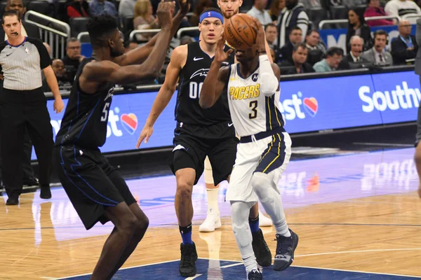 Orlando Magic Φιλοξενεί Τους Indiana Pacers Στο Amway Center Στο — Φωτογραφία Αρχείου