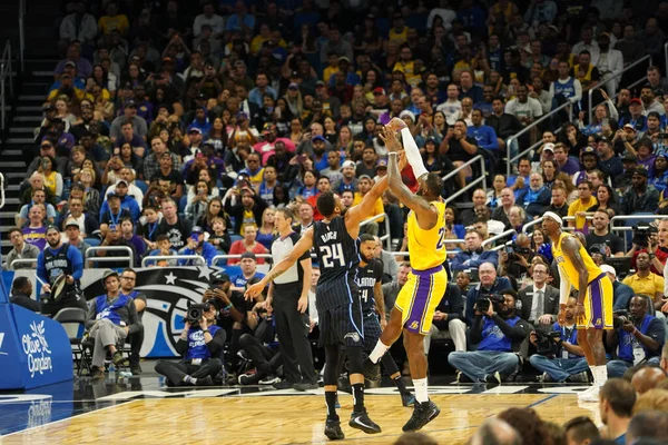 Орландо Мэджик Принимает Лейкерс Amway Center Орландо Форида Среду Декабря — стоковое фото