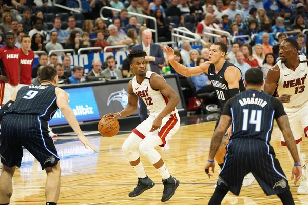 Basket Match Nba Säsong Orlando Magic Miami Värme Januari 2020 — Stockfoto