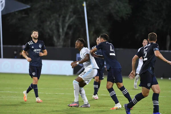 Mls Sırasındaki Minnesota United Ile Karşılaşan Kansas City Temmuz 2020 — Stok fotoğraf