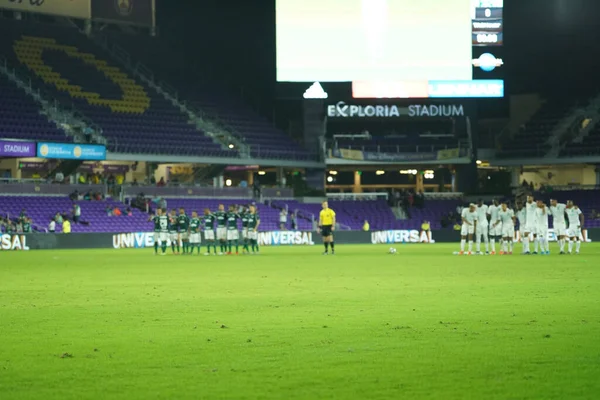 Florida Cup 2020 Palmeiras Atlético Nacional Jogo Estádio Exploria Orlando — Fotografia de Stock