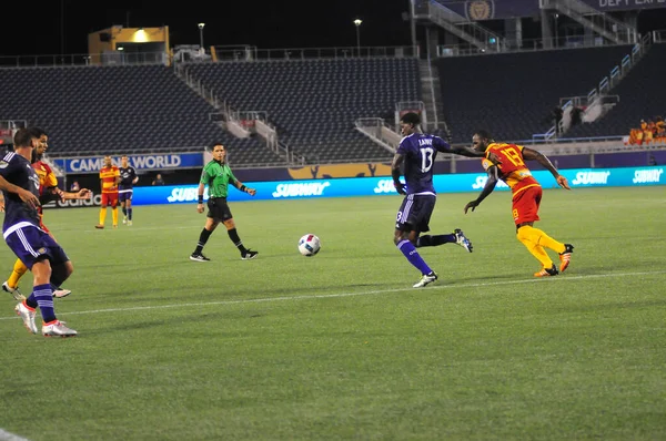 Orlando City Gastheer Van Het Fort Lauderdale Strikers Camping World — Stockfoto