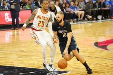 Orlando Magic 30 Aralık 2019 tarihinde Orlando, Florida 'daki Amway Center' da Atlanta Hawks 'a ev sahipliği yaptı.