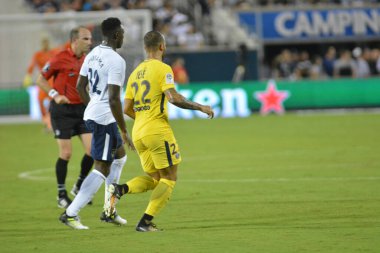 Paris Saint-Germain, Tottenham Hotspur 'a karşı 22 Temmuz 2017' de Orlando Florida 'daki Citrus Bowl' da.   