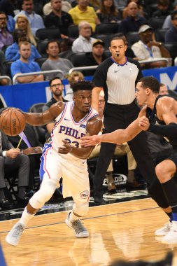 Orlando Magic, Philadelphia 76ers 'ı 14 Kasım 2018' de Orlando Florida 'daki Amway Center' da ağırlıyor..