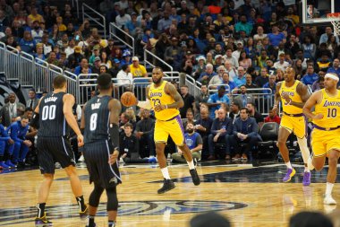 Orlando Magic 11 Aralık 2019 Çarşamba günü Orlando Forida 'daki Amway Center' da Los Angeles Lakers 'a ev sahipliği yaptı..  