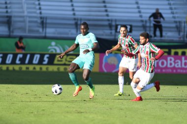Fluminense, Florida Kupası 'nda 15 Ocak 2018' de Orlando Florida 'da oynanan Spektrum Stadyumu' nda Barcelona SC 'ye karşı..  