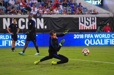ABD Futbol Takımı 6 Eylül 2016 'da Jacksonville Florida EverBank Field' da Trinidad & Tobago 'ya ev sahipliği yaptı..